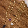 image:imageKendra Scott Cailin Pendant Necklace Fashion Jewelry for WomenGOLD  PURPLE CRYSTAL