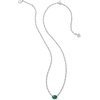 image:imageKendra Scott Cailin Pendant Necklace Fashion Jewelry for WomenRHODIUM  GREEN CRYSTAL