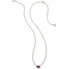 image:imageKendra Scott Cailin Pendant Necklace Fashion Jewelry for WomenRHODIUM  PURPLE CRYSTAL