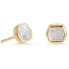 image:imageKendra Scott Davie Stud Earrings Fine Jewelry for Women18K GOLD VERMEIL  ROCK CRYSTAL