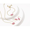 image:imageKendra Scott Elaina Adjustable Chain Bracelet for Women Fashion Jewelry GoldPlatedGOLD  HOT PINK DRUSY