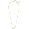 image:imageKendra Scott Elisa Pendant Necklace for Women Fashion Jewelry 14k GoldPlatedGOLD  WHITE OPAL