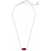 image:imageKendra Scott Elisa Pendant Necklace for Women Fashion Jewelry 14k GoldPlatedRHODIUM  CLEAR BERRY