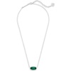 image:imageKendra Scott Elisa Pendant Necklace for Women Fashion Jewelry 14k GoldPlatedRHODIUM  EMERALD CATS EYE
