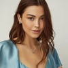 image:imageKendra Scott Elisa Pendant Necklace for Women Fashion Jewelry 14k GoldPlatedRHODIUM  LIGHT BLUE ILLUSION