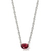 RHODIUM - BURGUNDY CRYSTAL