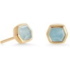 18K GOLD VERMEIL - AQUAMARINE