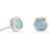 image:imageKendra Scott Davie Stud Earrings Fine Jewelry for WomenSTERLING SILVER  AQUAMARINE