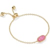 GOLD - HOT PINK DRUSY
