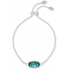 image:imageKendra Scott Elaina Adjustable Chain Bracelet for Women Fashion Jewelry GoldPlatedRHODIUM  LONDON BLUE