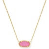 GOLD - HOT PINK DRUSY