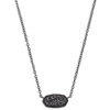 image:imageKendra Scott Elisa Pendant Necklace for Women Fashion Jewelry 14k GoldPlatedGUNMETAL  BLACK DRUSY