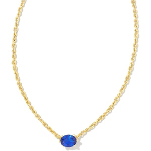 image:imageKendra Scott Cailin Pendant Necklace Fashion Jewelry for WomenGOLD  BLUE CRYSTAL
