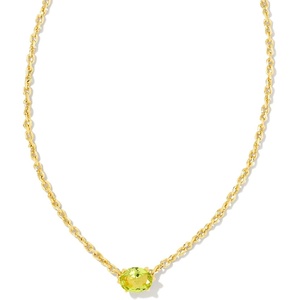 image:imageKendra Scott Cailin Pendant Necklace Fashion Jewelry for WomenGOLD  PERIDOT CRYSTAL