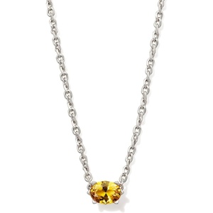 image:imageKendra Scott Cailin Pendant Necklace Fashion Jewelry for WomenRHODIUM  GOLDEN YELLOW CRYSTAL