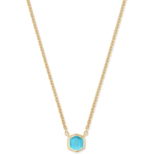 image:imageKendra Scott Davie Pendant Necklace in 18K Gold Vermeil DemiFine Jewelry for Women Turquoise