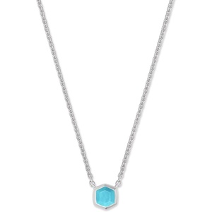 image:imageKendra Scott Davie Pendant Necklace in Sterling Silver DemiFine Jewelry for Women Turquoise
