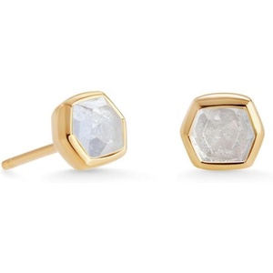 image:imageKendra Scott Davie Stud Earrings Fine Jewelry for Women18K GOLD VERMEIL  ROCK CRYSTAL