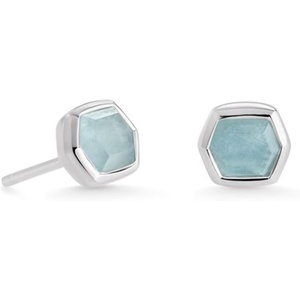 image:imageKendra Scott Davie Stud Earrings Fine Jewelry for WomenSTERLING SILVER  AQUAMARINE