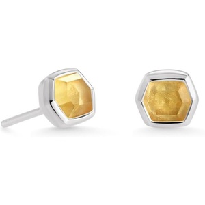 image:imageKendra Scott Davie Stud Earrings Fine Jewelry for WomenSTERLING SILVER  LIGHT CITRINE