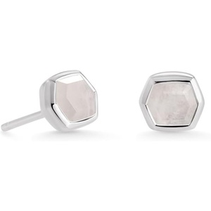 image:imageKendra Scott Davie Stud Earrings Fine Jewelry for WomenSTERLING SILVER  RAINBOW MOONSTONE