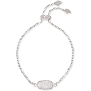 image:imageKendra Scott Elaina Adjustable Chain Bracelet for Women Fashion Jewelry GoldPlatedRHODIUM  IRIDESCENT DRUSY