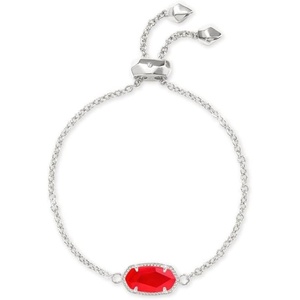 image:imageKendra Scott Elaina Adjustable Chain Bracelet for Women Fashion Jewelry GoldPlatedRHODIUM  RED ILLUSION