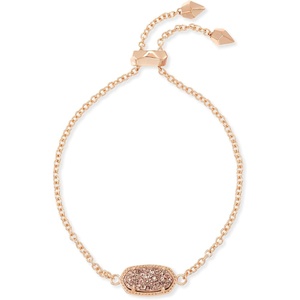 image:imageKendra Scott Elaina Adjustable Chain Bracelet for Women Fashion Jewelry GoldPlatedROSE GOLD  ROSE GOLD DRUSY