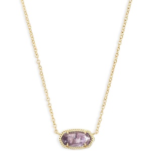 image:imageKendra Scott Elisa Pendant Necklace for Women Fashion Jewelry 14k GoldPlatedGOLD  AMETHYST