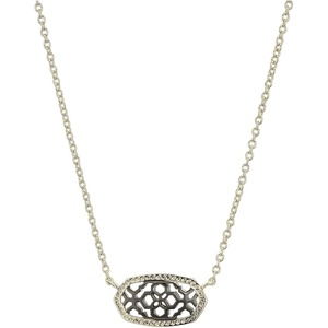 image:imageKendra Scott Elisa Pendant Necklace for Women Fashion Jewelry 14k GoldPlatedGOLD  GUNMETAL FILIGREE MIX