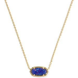 image:imageKendra Scott Elisa Pendant Necklace for Women Fashion Jewelry 14k GoldPlatedGOLD  INDIGO LAB GROWN OPAL
