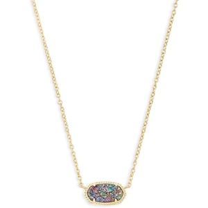 image:imageKendra Scott Elisa Pendant Necklace for Women Fashion Jewelry 14k GoldPlatedGOLD  MULTI DRUSY