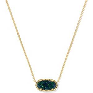 image:imageKendra Scott Elisa Pendant Necklace for Women Fashion Jewelry 14k GoldPlatedGOLD  NIGHT OPAL