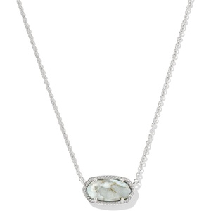 image:imageKendra Scott Elisa Pendant Necklace for Women Fashion Jewelry 14k GoldPlatedRHODIUM  BRONZE VEINED AQUAMARINE  SMITHSONITE