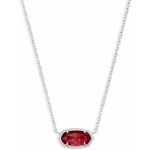 image:imageKendra Scott Elisa Pendant Necklace for Women Fashion Jewelry 14k GoldPlatedRHODIUM  CLEAR BERRY