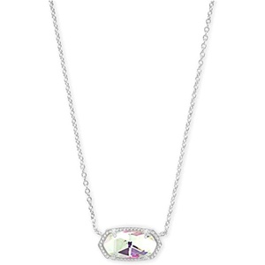 image:imageKendra Scott Elisa Pendant Necklace for Women Fashion Jewelry 14k GoldPlatedRHODIUM  DICHROIC GLASS