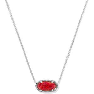 image:imageKendra Scott Elisa Pendant Necklace for Women Fashion Jewelry 14k GoldPlatedRHODIUM  RED LAB GROWN OPAL