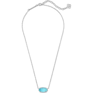 image:imageKendra Scott Elisa Pendant Necklace for Women Fashion Jewelry 14k GoldPlatedRHODIUM  TURQUOISE