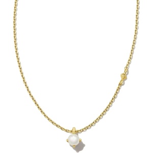 image:imageKendra Scott Maisie 18K Gold Vermeil Pendant NecklaceWHITE PEARL
