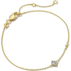 image:imageKendra Scott Maisie Delicate Chain BraceletAQUAMARINE VERMEIL
