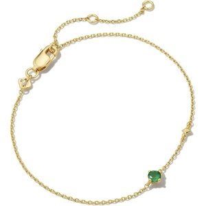 image:imageKendra Scott Maisie Delicate Chain BraceletGREEN ONYX VERMEIL