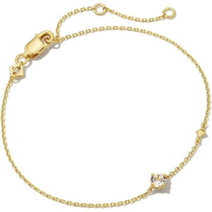 image:imageKendra Scott Maisie Delicate Chain BraceletWHITE TOPAZ VERMEIL