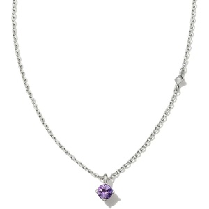 image:imageKendra Scott Maisie Sterling Silver Pendant NecklaceAMETHYST