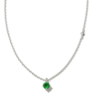 image:imageKendra Scott Maisie Sterling Silver Pendant NecklaceGREEN ONYX