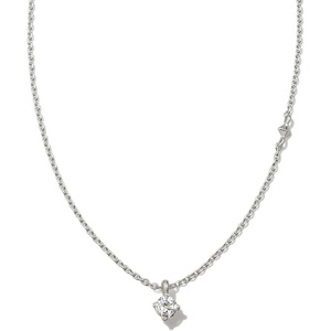 image:imageKendra Scott Maisie Sterling Silver Pendant NecklaceWHITE TOPAZ