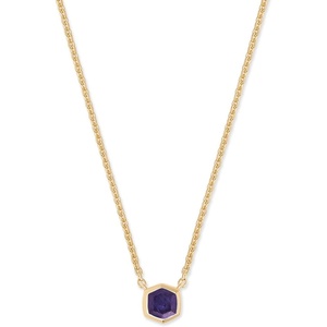 image:imageKendra Scott Davie Pendant Necklace in 18K Gold Vermeil DemiFine Jewelry for Women Blue Iolite