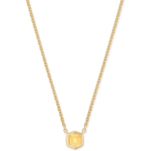 image:imageKendra Scott Davie Pendant Necklace in 18K Gold Vermeil DemiFine Jewelry for Women Light Citrine