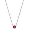 image:imageKendra Scott Davie Pendant Necklace in Sterling Silver DemiFine Jewelry for Women Pink Ruby