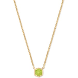 image:imageKendra Scott Davie Pendant Necklace in 18K Gold Vermeil DemiFine Jewelry for Women Green Peridot