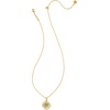 image:imageKendra Scott 14k GoldPlated Brass Letter AZ Disc Reversible Pendant Necklace Fashion Jewelry for WomenLetter B
